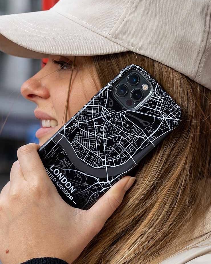Şehir haritalı CityMarble™ telefon kılıfı