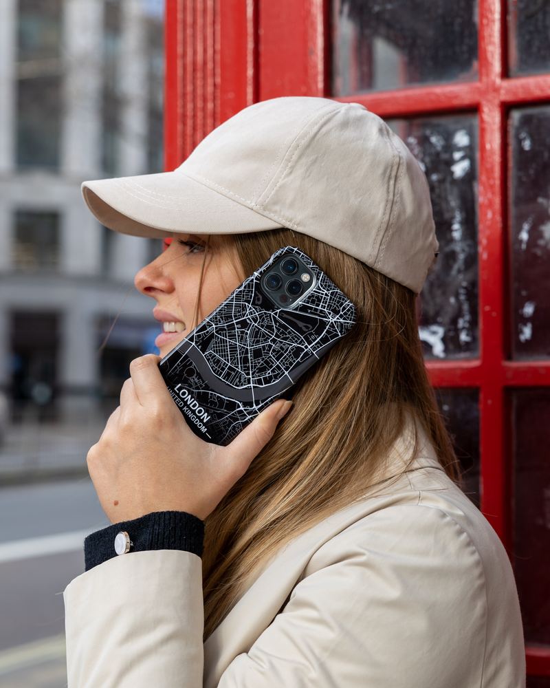 Şehir haritalı CityMarble™ telefon kılıfı
